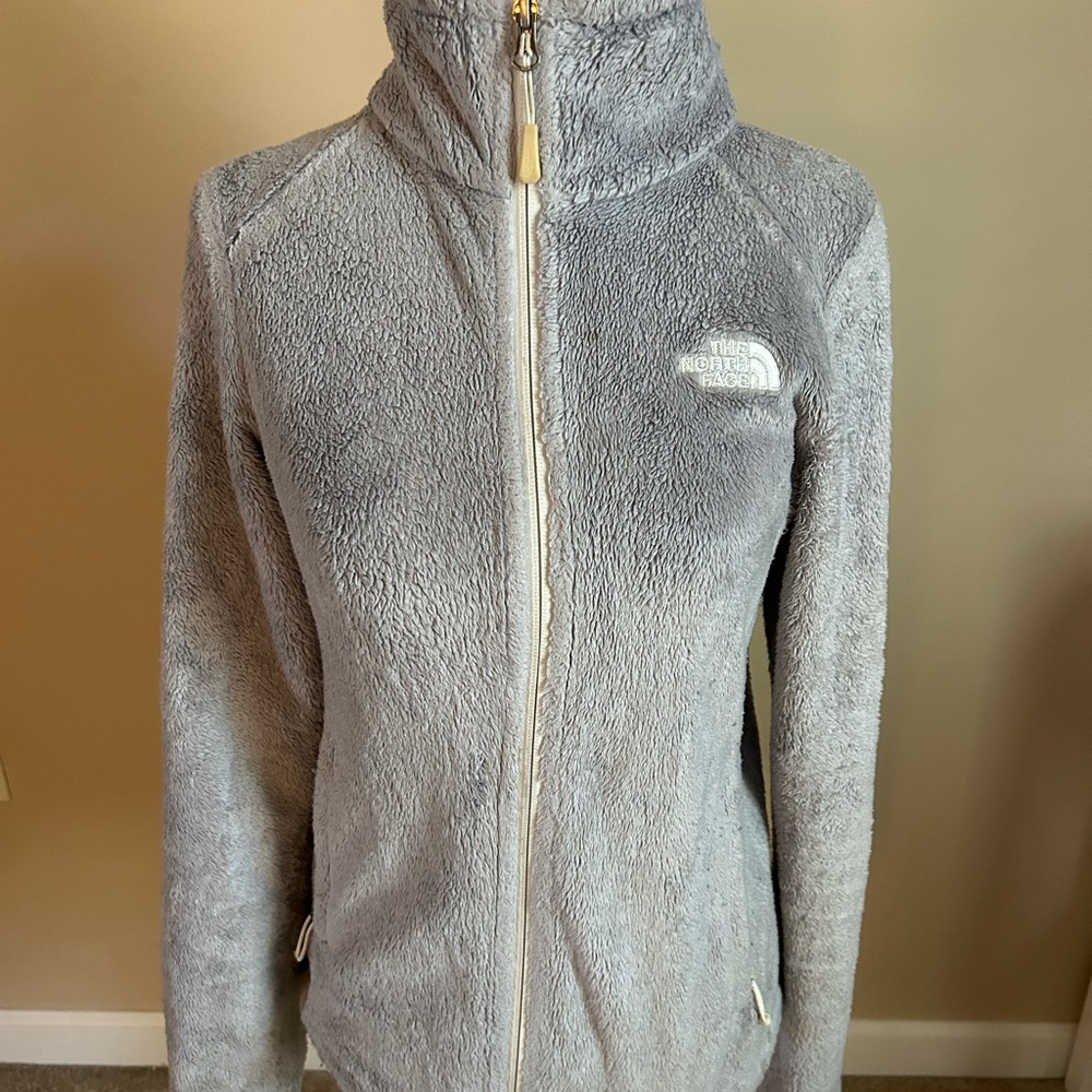 Grey Osito North Face Jacket